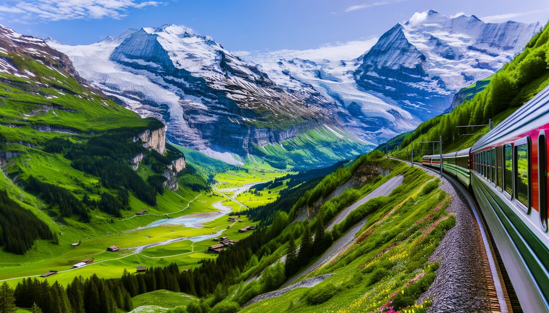 Erleben Sie majestätische Ausblicke und kulinarische Höhepunkte auf einer unvergesslichen Zugreise durch die Schweizer Alpen. Tipps inklusive.