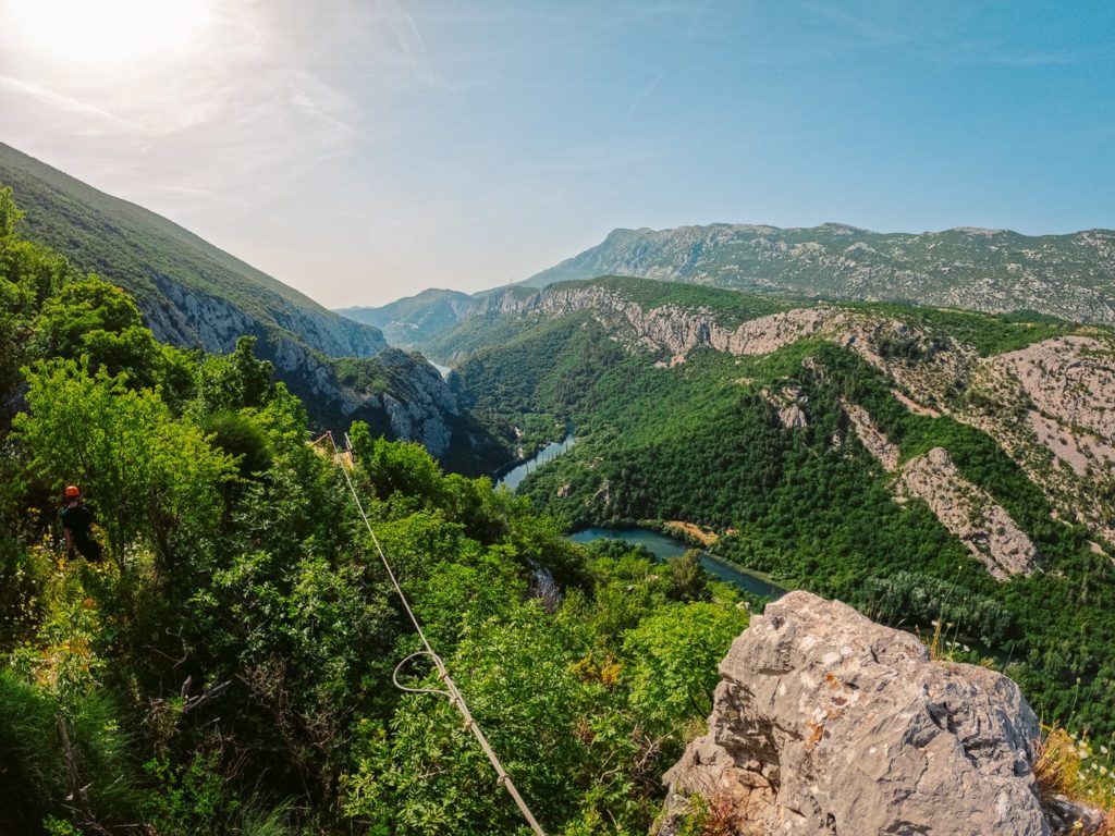Längste Seilrutsche in Kroatien