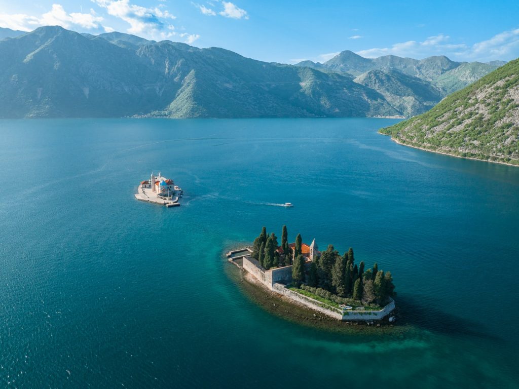 Inseln in der Bucht von Kotor, Montenegro