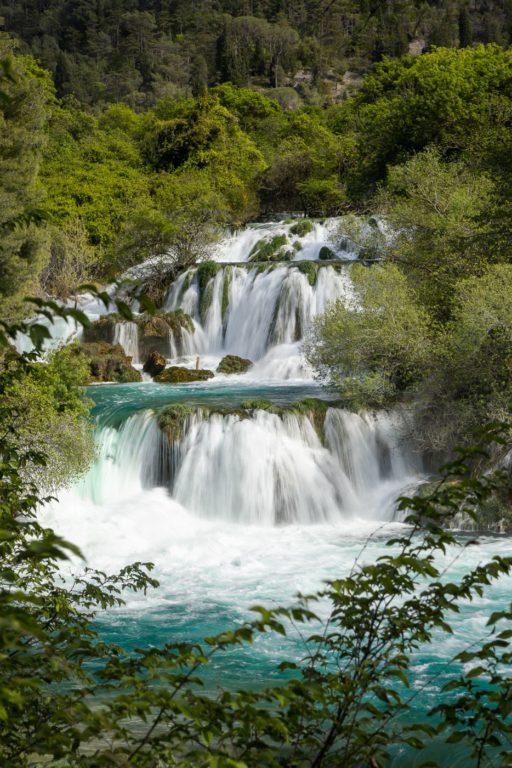 Krka-Wasserfall in Kroatien