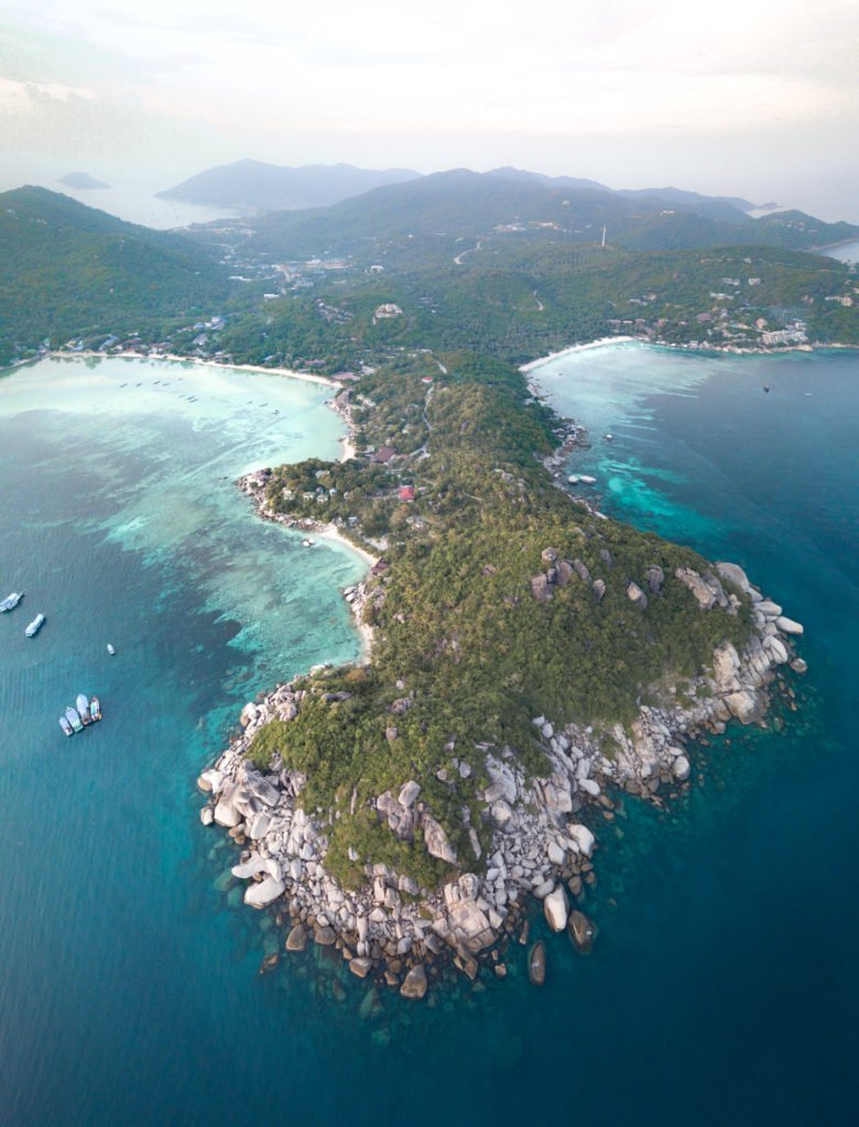 John Suwan Viewpoint Drohne auf der Insel Koh Tao geschossen