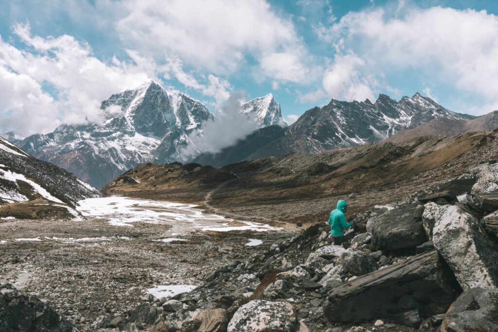 Island Peak Base Camp Track Akklimatisierungswanderung von Chukhung Nepal