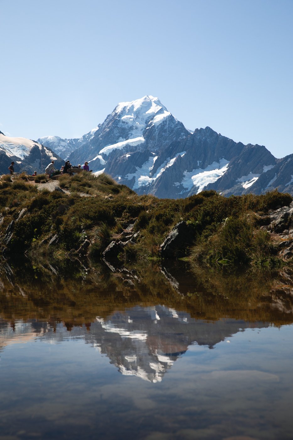 SEALY TARNS REFLEXIVE POOLS MOUNT COOK PHOTOGRAPHY