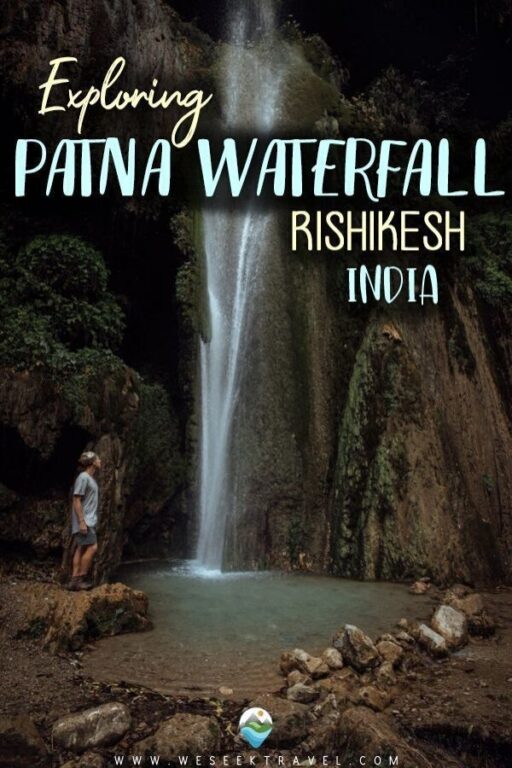ERKUNDUNG DES PATNA-WASSERFALLS RISHIKESH INDIEN 