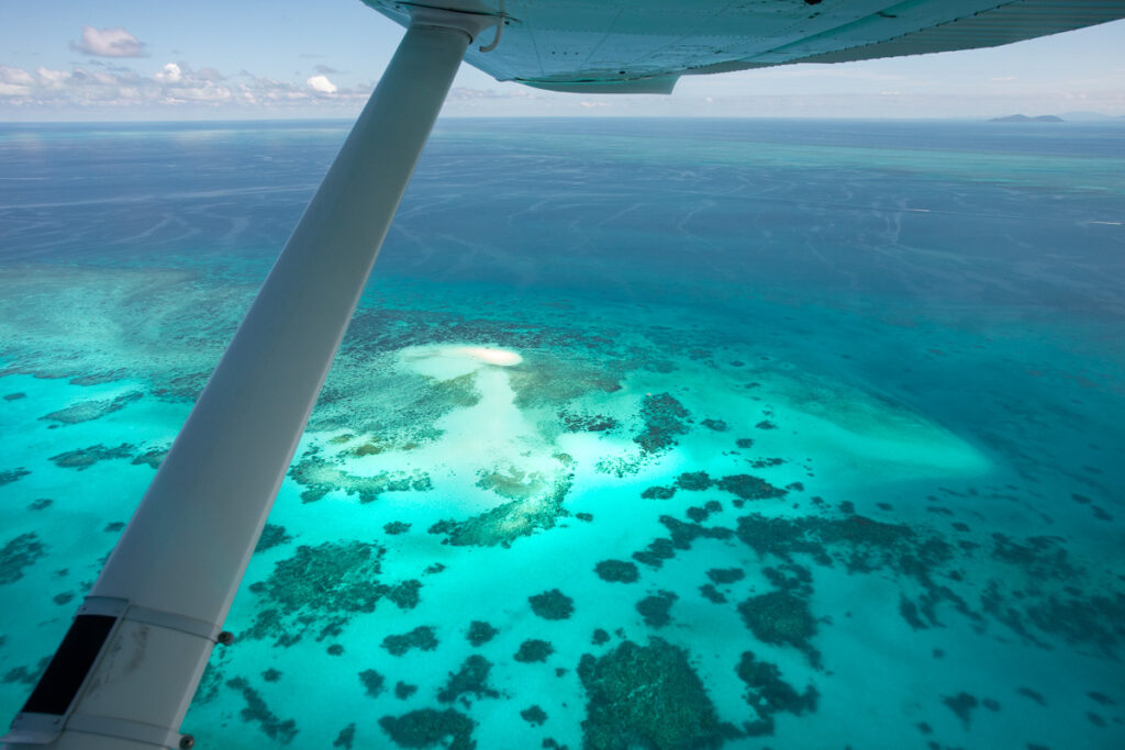 Vlassoff Cay, Great Barrier Reef Flugzeugflug