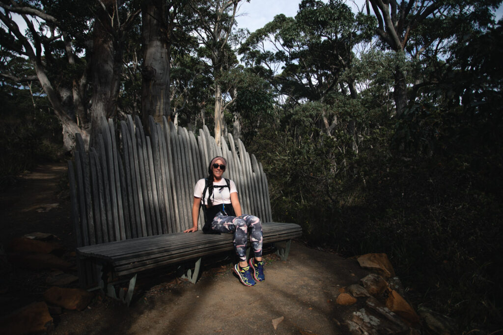 BANK AUF DEM CAPE RAOUL SPAZIERGANG