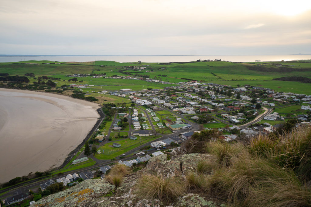BLICK VOM NUT WALK TASMANIEN