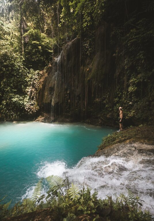 Cambais Falls in Alegria Cebu