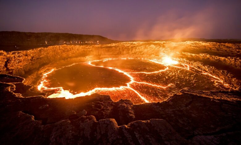 erta ale, most active volcanoes