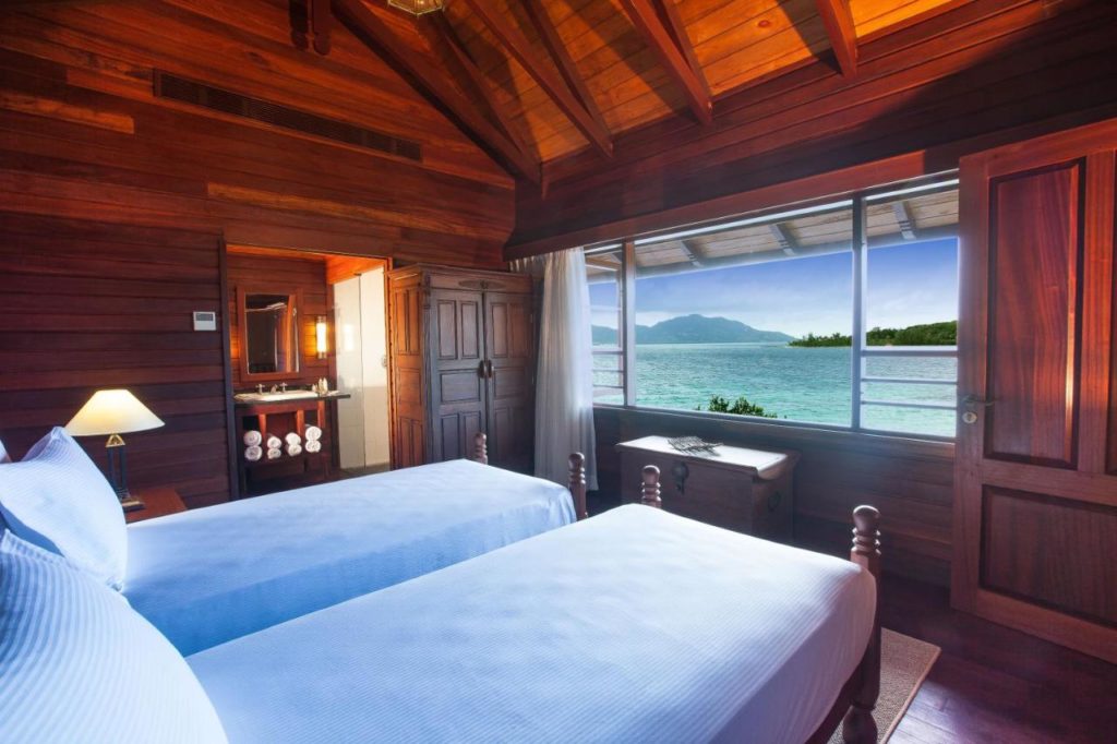 Ja Enchanted Resort, Unterkunft auf einer Privatinsel auf der Insel Mahe