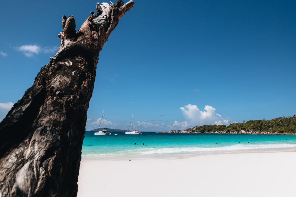 White Sand Beach auf den Seychellen
