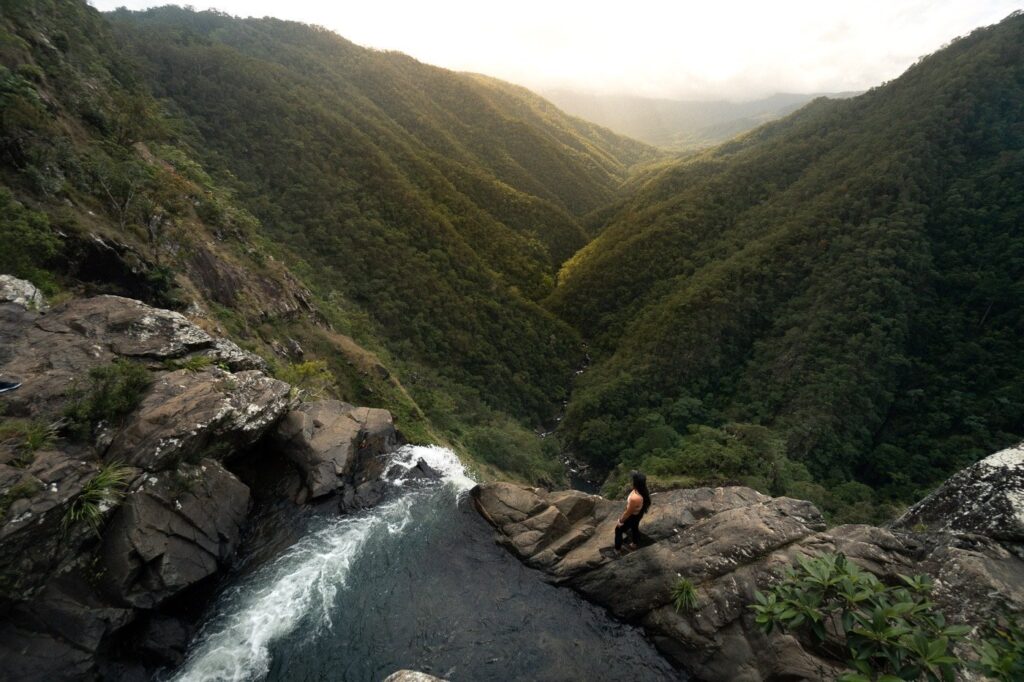 Infinity-Pool-Wasserfall im hohen Norden von Queensland