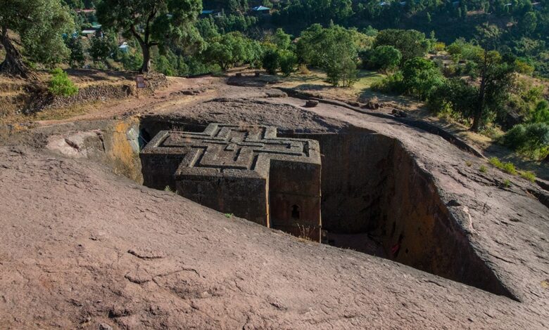 rock-hewn churches of Lalibela Ethiopia 12