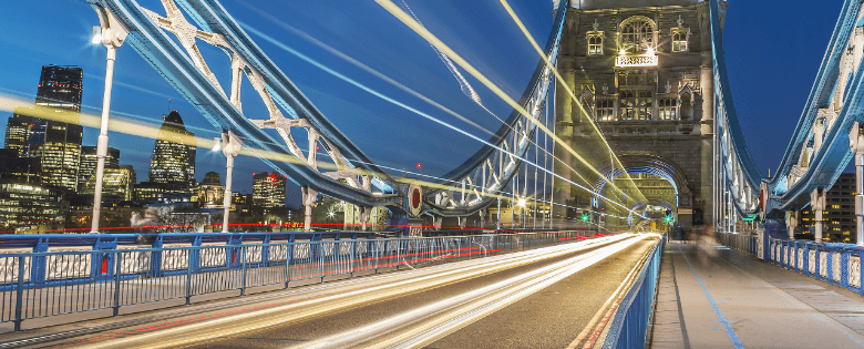 London Bridge at night-time