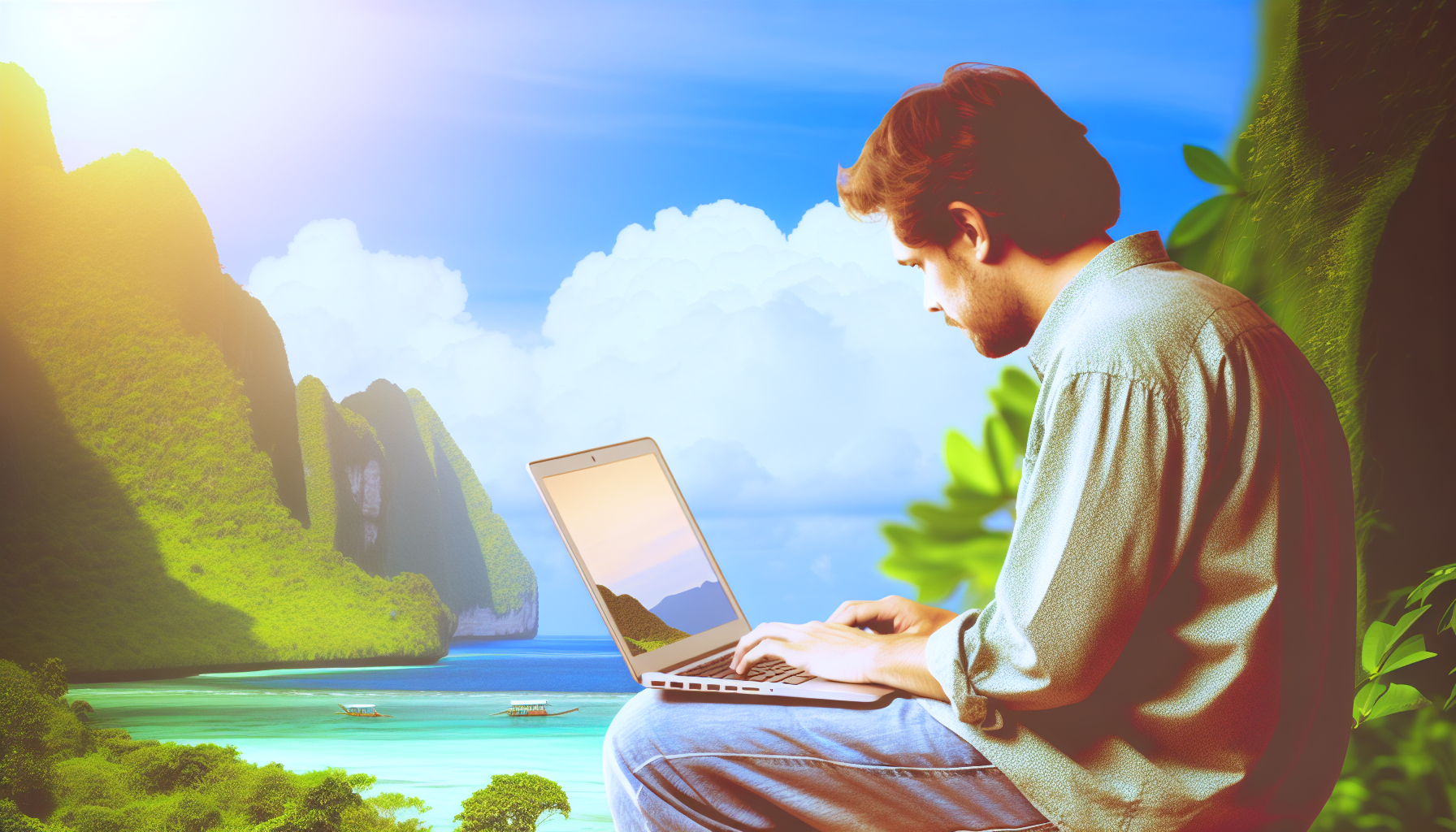 Digitaler Nomade: Arbeiten und Reisen an traumhaften Orten