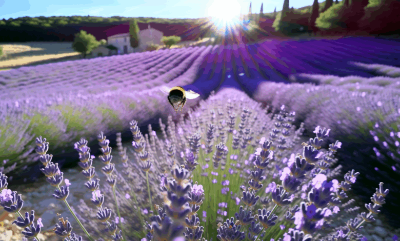 Die Schönheit der Lavendelfelder in der Provence