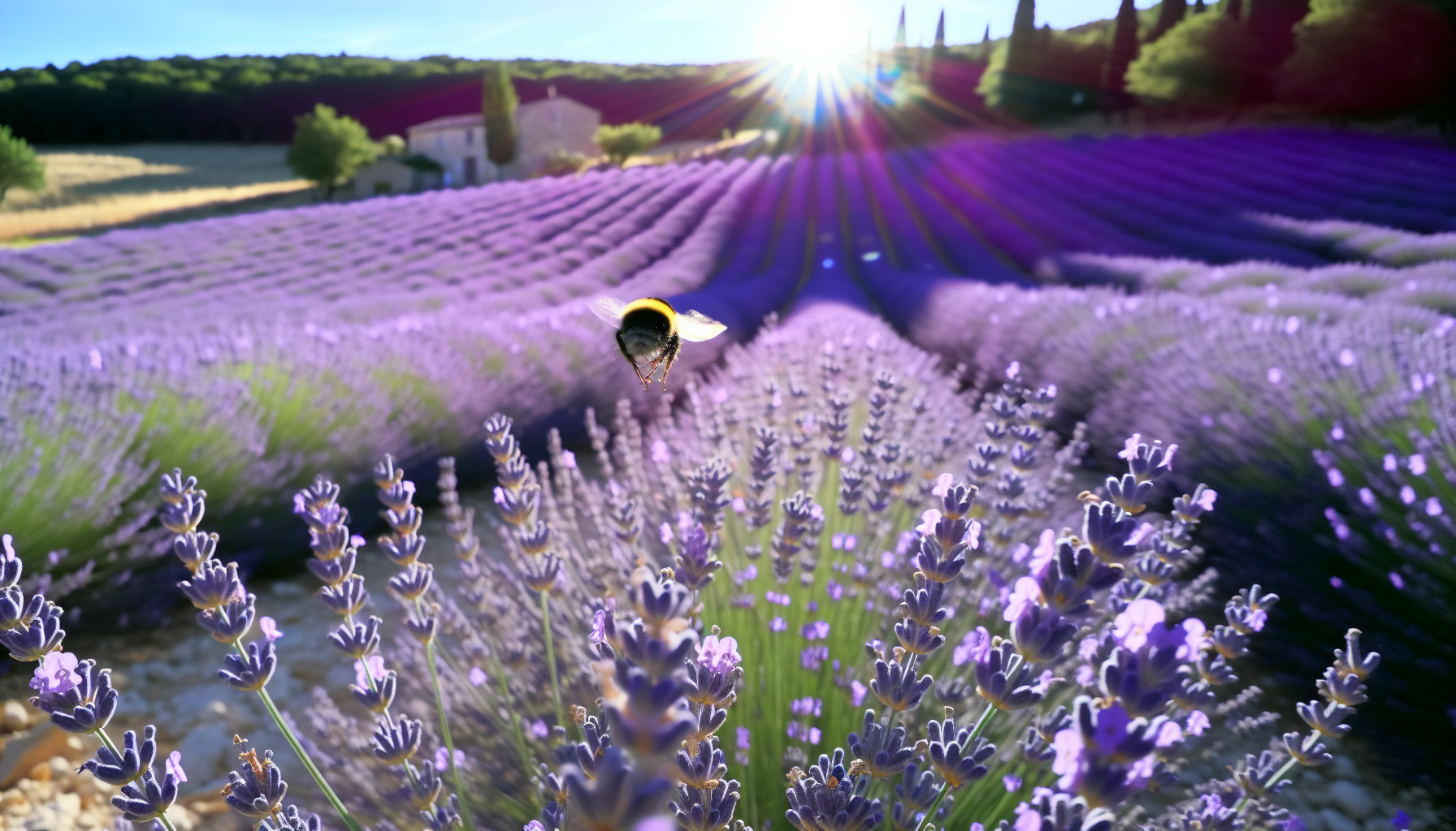 Die Schönheit der Lavendelfelder in der Provence