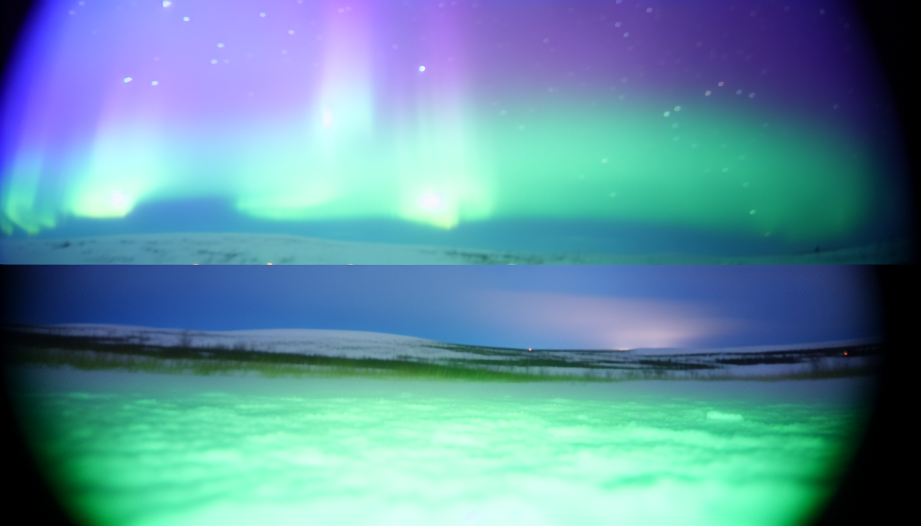 Die magischen Nordlichter in Lappland