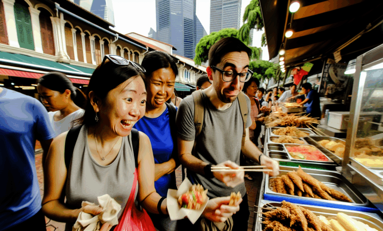 Street Food Tour durch Singapur