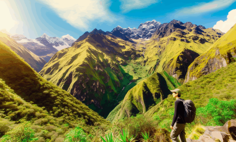 Trekking durch die Anden in Peru