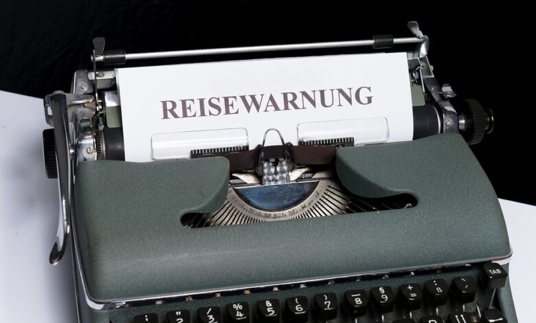 Reisewarnung